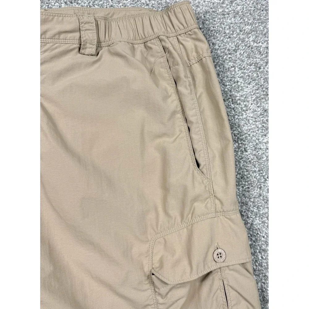 The North Face Men's M Khaki Cargo Hiking Shorts Outdoor Trail